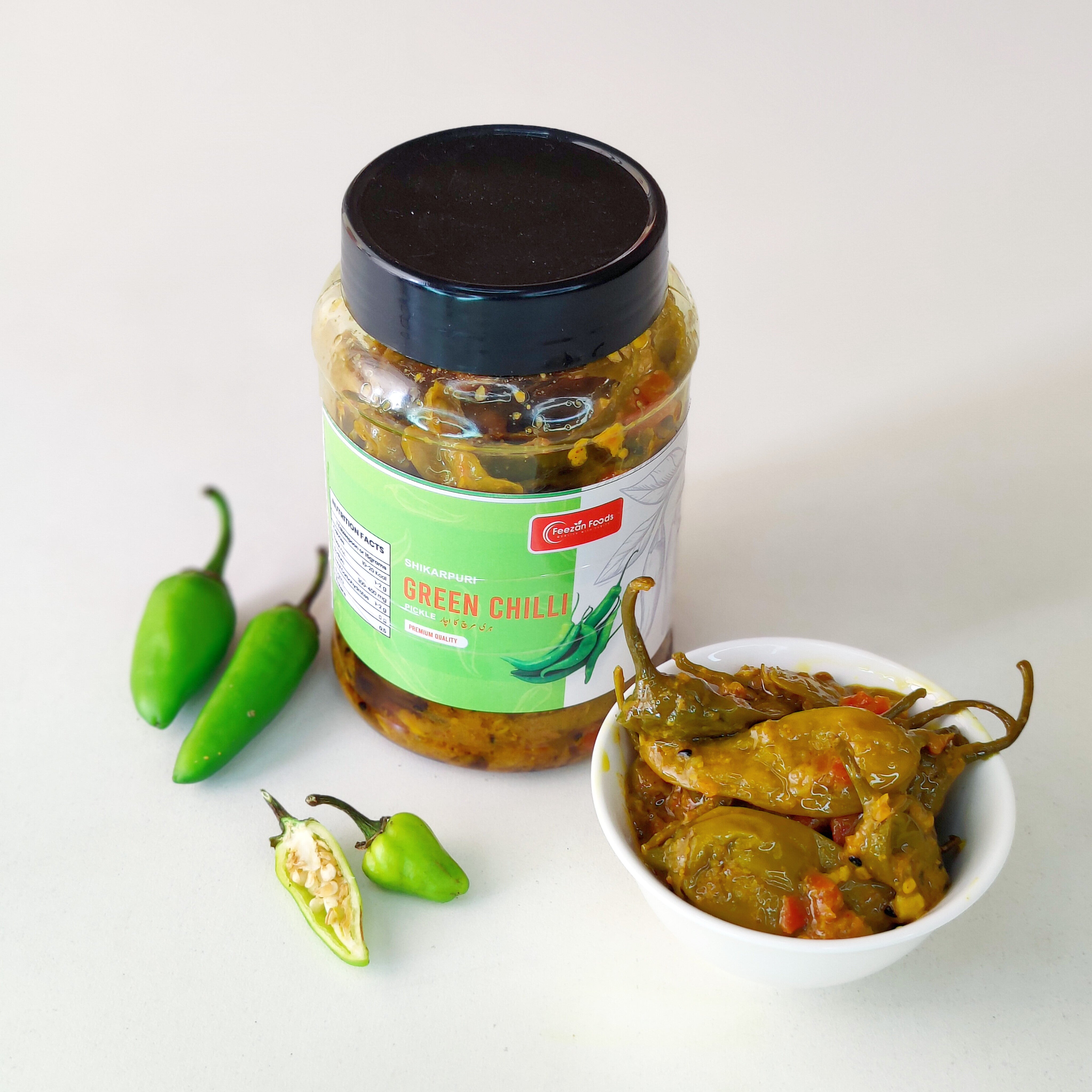 Green Chili / Sabz Mirch Achar – Feezan Foods